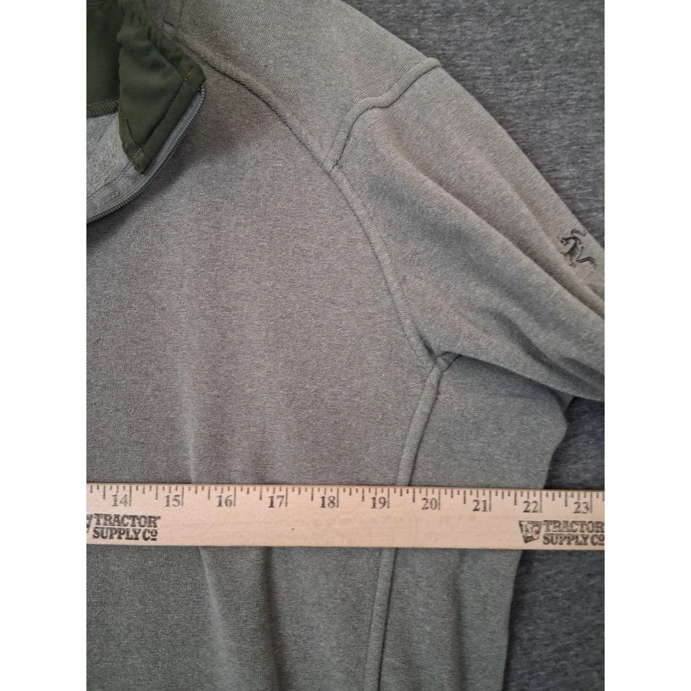Arcteryx Mens Jacket L Green Fleece 1/4 Zip Covert Gorpcore Technical Outdoor